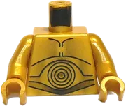 Torso SW C-3PO Pattern / Pearl Gold Arms / Pearl Gold Hands