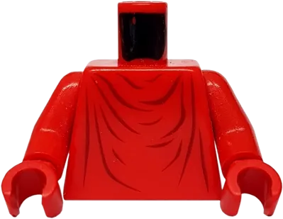 Torso SW Imperial Robe with Dark Red Creases Pattern &#40;Royal Guard&#41; / Red Arms / Red Hands