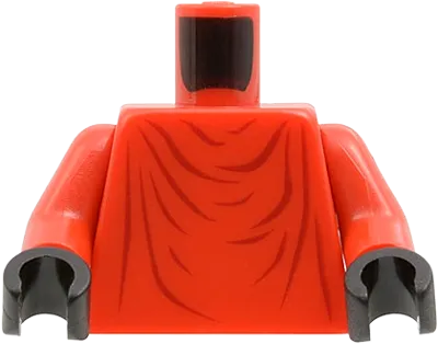 Torso SW Imperial Robe with Dark Red Creases Pattern &#40;Royal Guard&#41; / Red Arms / Black Hands