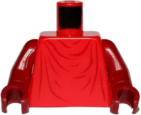 Torso SW Imperial Robe with Dark Red Creases Pattern &#40;Royal Guard&#41; / Dark Red Arms / Dark Red Hands