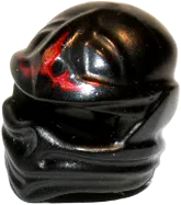 Minifigure, Headgear Ninjago Wrap with Red Energy Pattern